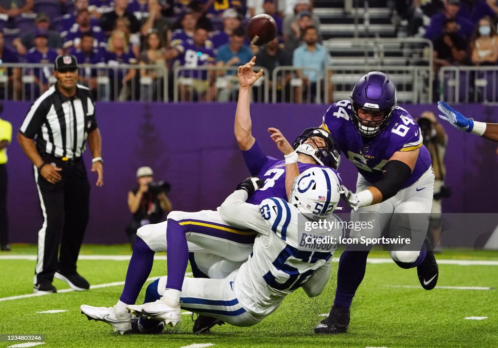 NFL: AUG 21 Preseason - Colts at Vikings