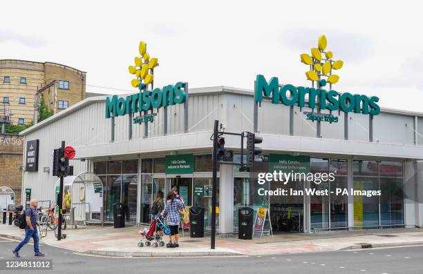 View of a branch of Morrisons supermarket in Camden, London. Picture date: Sunday August 22, 2021.