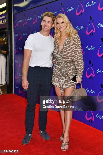 Pritchard and Abbie Quinnen attend a Gala Performance of "Cinderella" at the Gillian Lynne Theatre on August 25, 2021 in London, England.
