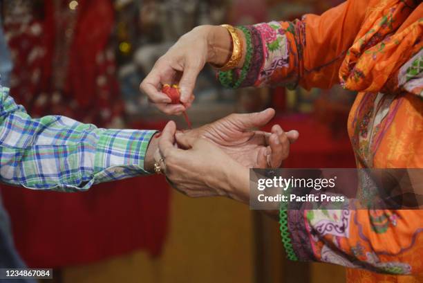 Pakistan Rakhi Api 23 Krishna Mandir Lahore Stock Photos, High-Res Pictures, and Images ...