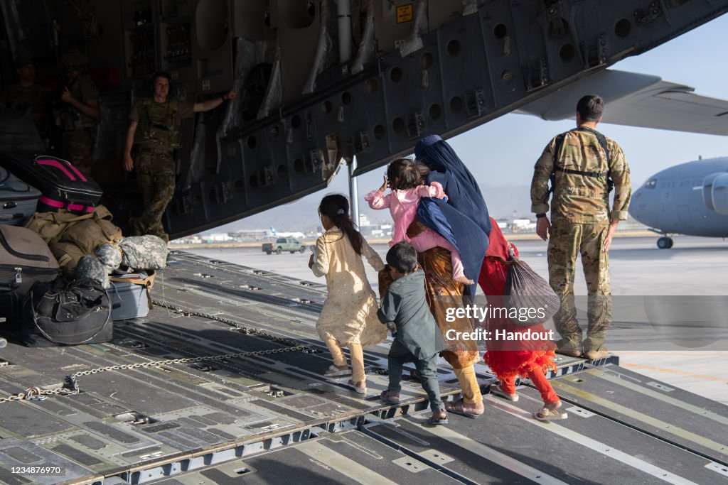 US Defence Force Assists In Ongoing Evacuations From Afghanistan Following Taliban Takeover