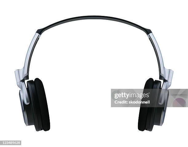 headphones - headphones white background stock pictures, royalty-free photos & images