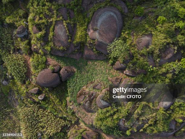 Chinese Red Standing Rocks 33 Sinian Stock Photos, High-Res Pictures, and Images - Getty Images