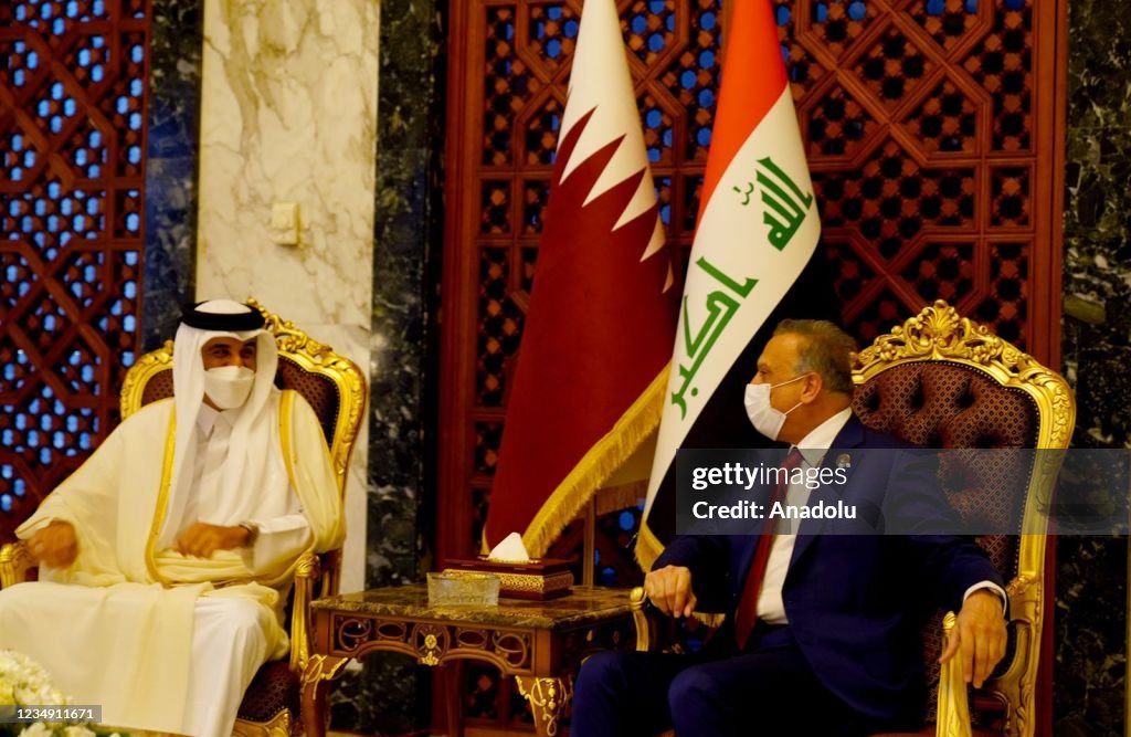 Qatari Emir Sheikh Tamim bin Hamad al-Thani in Baghdad