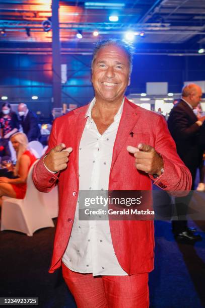 Kai Ebel attends the Goldene Sonne Award 2021 at Wunderland Kalkar on August 28, 2021 in Kalkar, Germany.