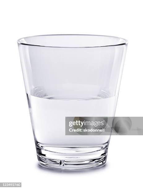 glass half full - half and half stock pictures, royalty-free photos & images