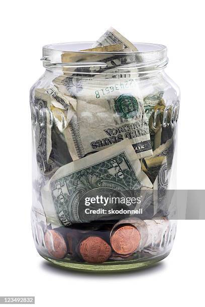 money jar - tip jar stock pictures, royalty-free photos & images