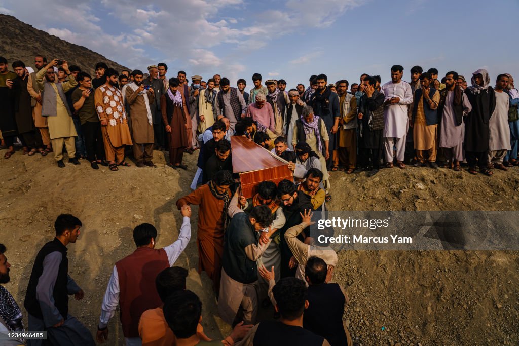 FUNERAL FOR VICTIMS OF US AIRSTRIKE