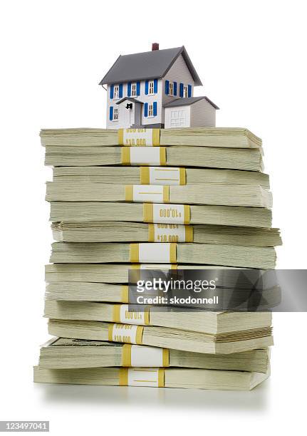 home investitionen - 100 dollar bill new stock-fotos und bilder