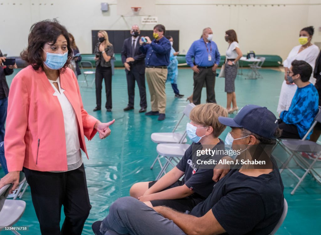 School vaccination clinic