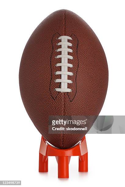 american football kickoff - golf tee stock pictures, royalty-free photos & images