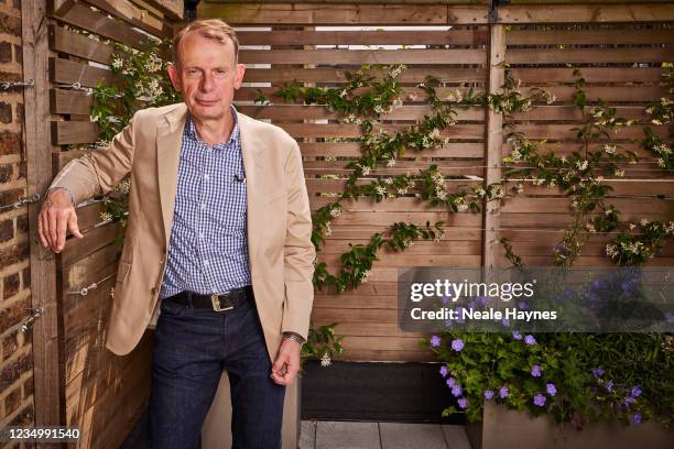 Tv presenter and broadcaster Andrew Marr is photographed for the Daily Mail on July 2, 2021 in London, England.