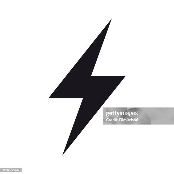 ilustrações de stock, clip art, desenhos animados e ícones de energy, electricity, power icon - flash