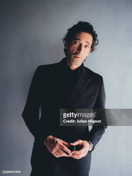 Actor Adrien Brody poses for a portrait on July 13, 2021 in Cannes, France.