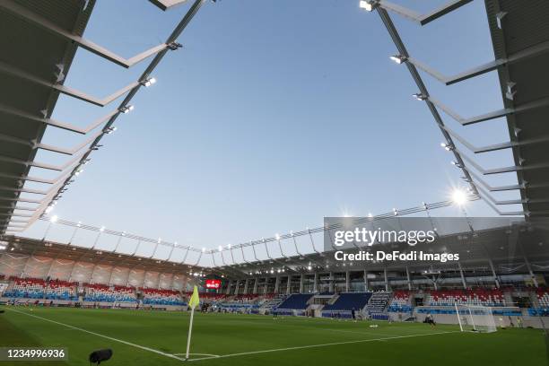 The Stadium Stade de Luxembourg general view inside the stadium prior to 2022 FIFA World Cup Qualifying Round - Group A match between Luxembourg and...