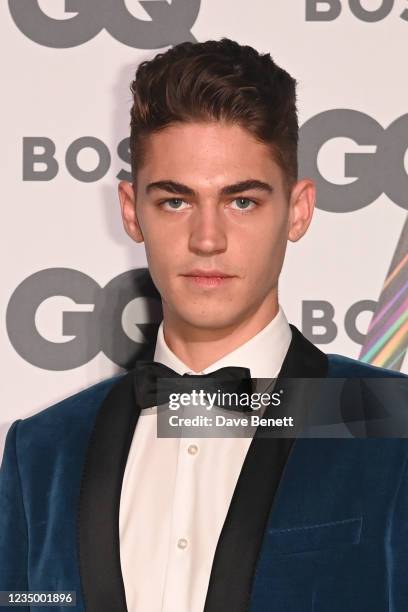 Hero Fiennes Tiffin attends the 24th GQ Men of the Year Awards in association with BOSS at Tate Modern on September 1, 2021 in London, England.