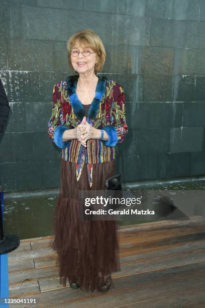 Cornelia Froboess attends the Deutscher Schauspielpreis 2021 at Spindler & Klatt on September 3, 2021 in Berlin, Germany.