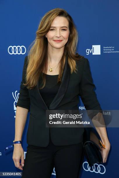 Katrin Bauerfeind attends the Deutscher Schauspielpreis 2021 at Spindler & Klatt on September 3, 2021 in Berlin, Germany.