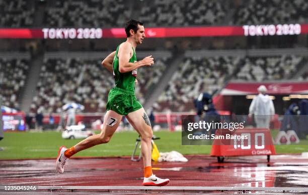 Tokyo , Japan - 4 September 2021; Michael McKillop of Ireland competing in the Men's T38 1500 metre final at the Olympic Stadium on day eleven during...