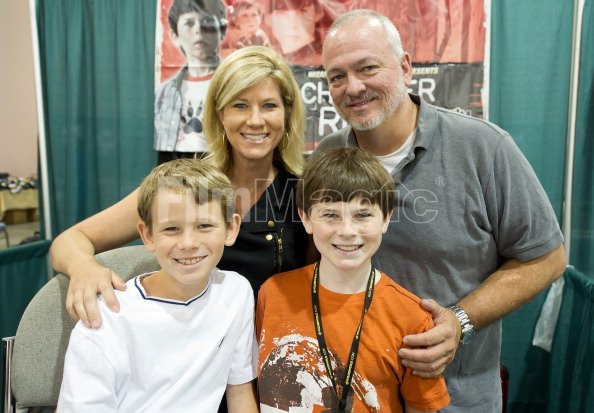 Actor Chandler Riggs brother Grayson...