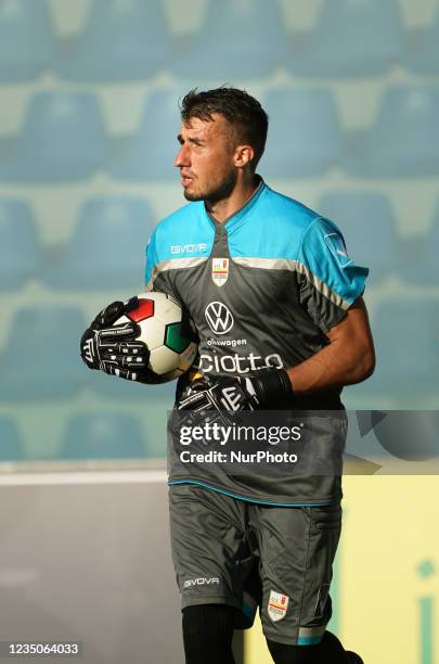 Michal Lewandowski of Acr Messina during the Serie C match between Acr Messina and Palermo Fc on September 4, 2021 stadium Luigi Razza in Vibo...