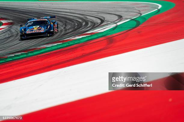September 5: Liam Lawson from New Zealand by Red Bull AF Corse during race 2 at the DTM at Red Bull Ring on September 5, 2021 in Spielberg, Austria.