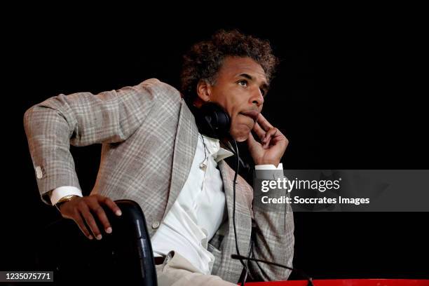 Pierre van Hooijdonk during the World Cup Qualifier match between Holland v Montenegro at the Philips Stadium on September 4, 2021 in Eindhoven...