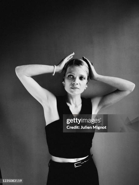 Actress Mélanie Thierry poses for a portrait on July 14, 2021 in Cannes, France.