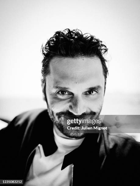 Actor Pio Marmai poses for a portrait on July 11, 2021 in Cannes, France.