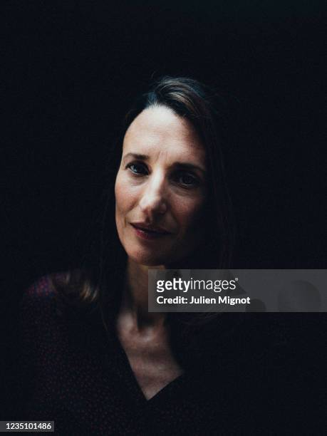 Actress Camille Cottin poses for a portrait on July 16, 2021 in Cannes, France.