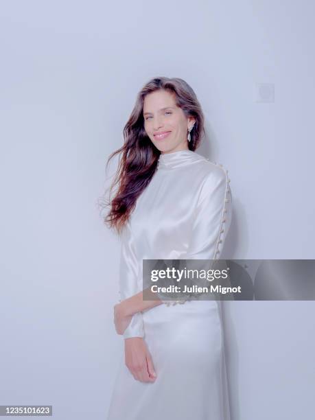 Filmmaker Maïwenn poses for a portrait on July 14, 2021 in Cannes, France.