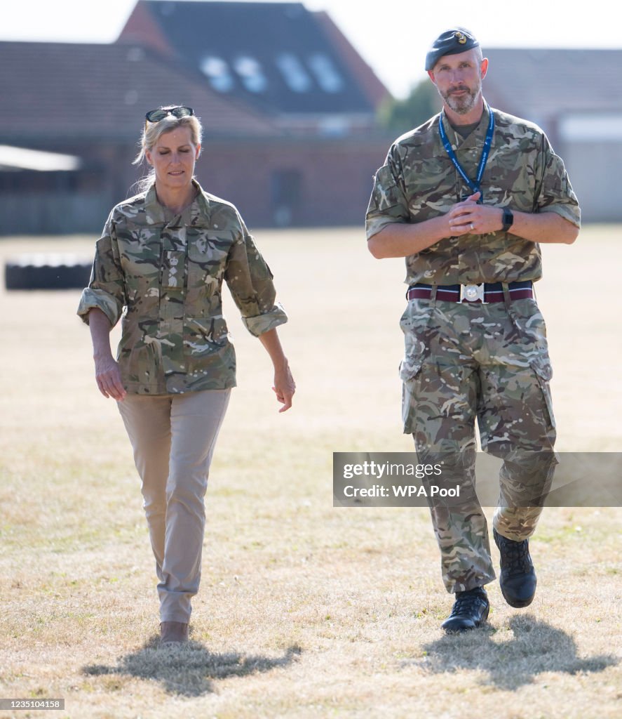 The Countess Of Wessex Visits RAF Wittering