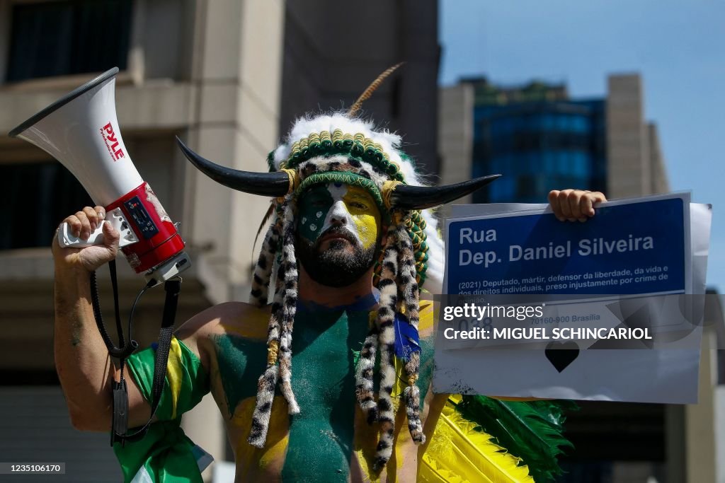 BRAZIL-POLITICS-INDEPENDENCE DAY-DEMONSTRATION-ANTI-BOLSONARO