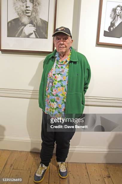 David Bailey attends the David Bailey exhibition supported by Imitate Modern during Photo London 2021 at Somerset House on September 8, 2021 in...