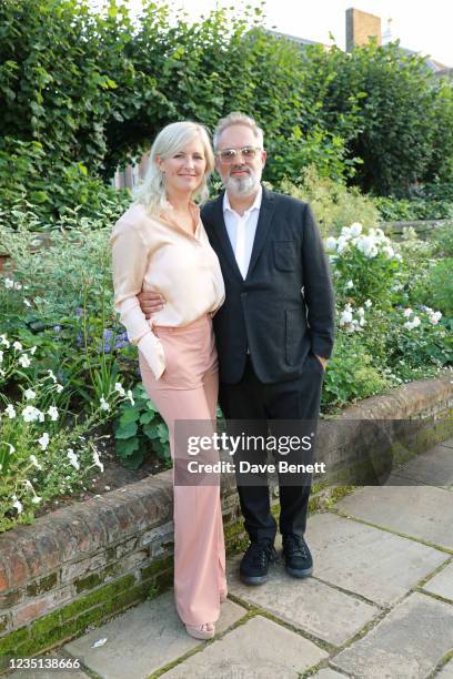 Alison Balsom and Sir Sam Mendes attend the ATG Summer Party hosted by Ambassador Theatre Group CEO Mark Cornell and Sienna Miller which raised...