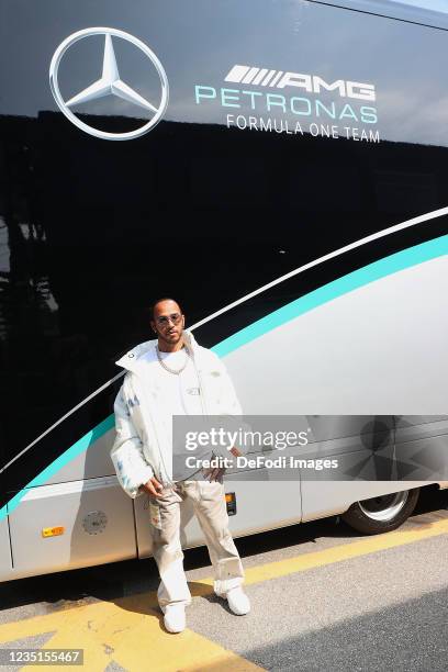 Lewis Hamilton , Mercedes-AMG Petronas Formula One Team during the previews ahead of the F1 Grand Prix of Italy at Autodromo di Monza on September 9,...