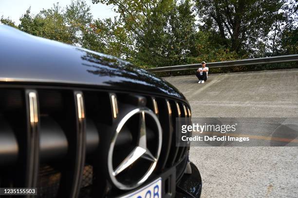 Valtteri Bottas , Mercedes-AMG Petronas Formula One Team with his new Mercedes-AMG Black Series on the old track with the steep turn at Monza during...
