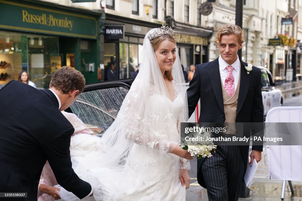 Flora Ogilvy - Timothy Vesterberg wedding- London