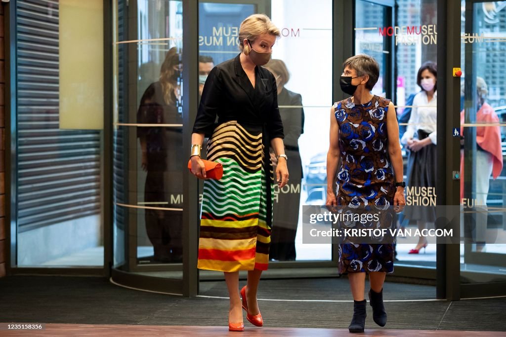 ROYALS-BELGIUM-FASHION-MUSEUM