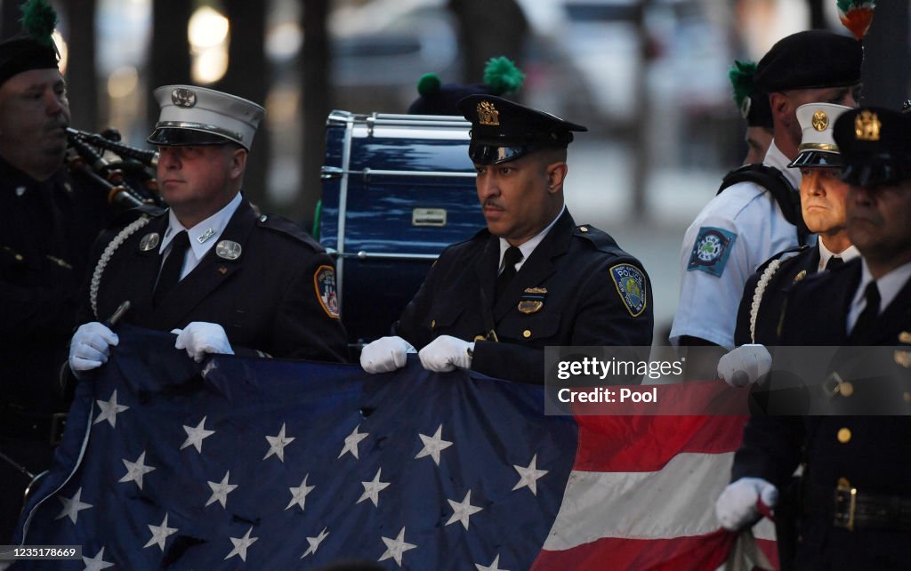 New York City Commemorates 20th Anniversary Of 9/11 Terror Attacks