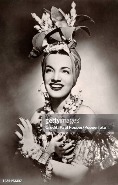 Carmen Miranda, "the Brazilian Bombshell", singer, dancer, Broadway actress and film star, best known for her fruit hats, her popularisation of the...
