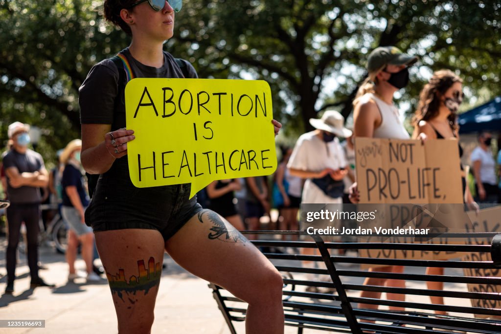 Texans Rally At State Capitol Against New Abortion Bill