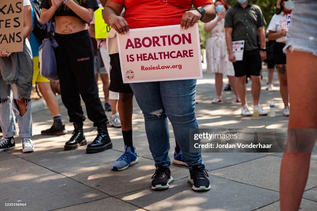 Texans Rally At State Capitol Against New Abortion Bill
