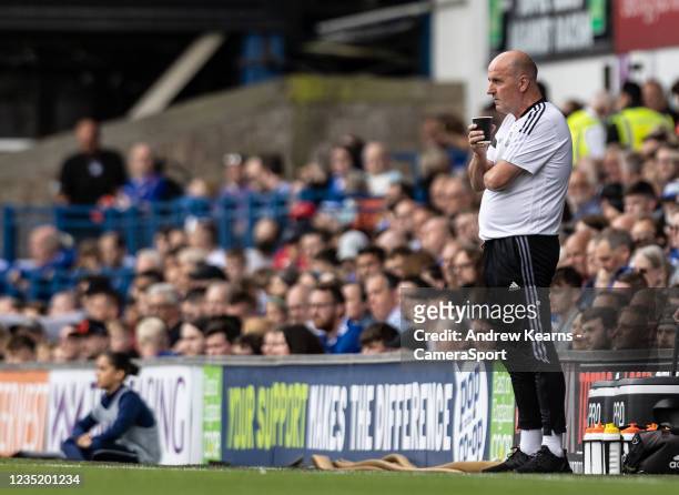 Ipswich Town's manager Paul Cook looks on during the Sky Bet League One match between Ipswich Town and Bolton Wanderers at Portman Road on September...