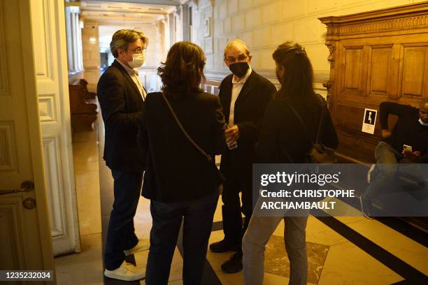 Spanish former head of Basque separatist group ETA Jose Antonio Urrutikoetxea Bengoetxea, known as Josu Ternera , talks on September 13 during a...