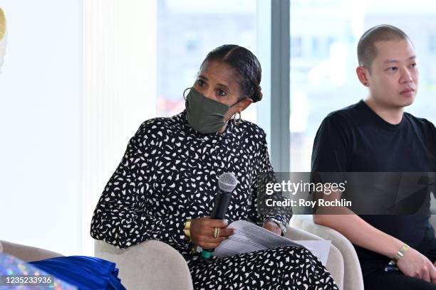 Deputy Director of the New Museum Isolde Brielmaier and designer Jason Wu speak at NYFW: The Talks, Representation and Identity In The Fashion Image...