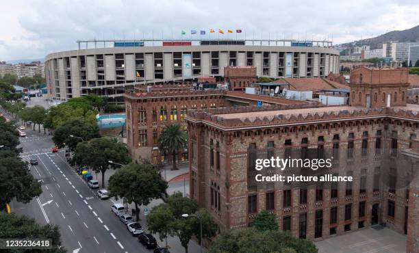 September 2021, Spain, Barcelona: Football, Champions League, Group Stage, Group E, Matchday 1, FC Barcelona - Bayern Munich, Stadion Camp Nou: The...