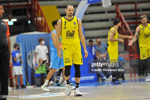 John Petrucelli player of Germani Brescia, during the SuperCoppa basketball match between Gevi Napoli vs Germani Brescia, final result 74 - 81, match...