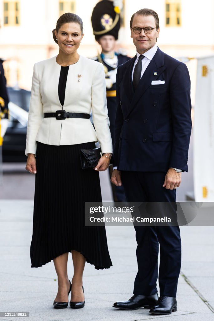 Swedish Royals Attend The Opening Of The Swedish Parliament