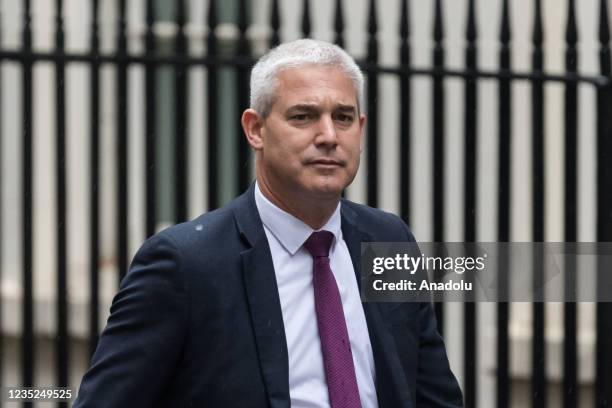 Chief Secretary to the Treasury Stephen Barclay arrives in Downing Street to attend the weekly Cabinet meeting in London, United Kingdom on September...